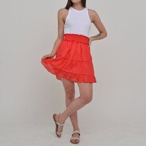 Silk + Cotton Tiered Skirt - All Natural and Sustainable